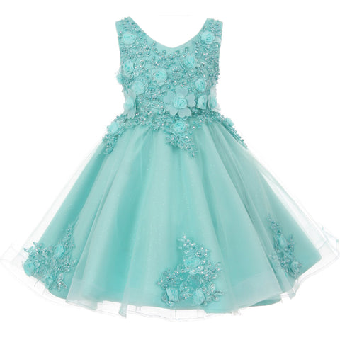 SEQUINS BEADED BODICE WITH CORSET BACK STYLE
