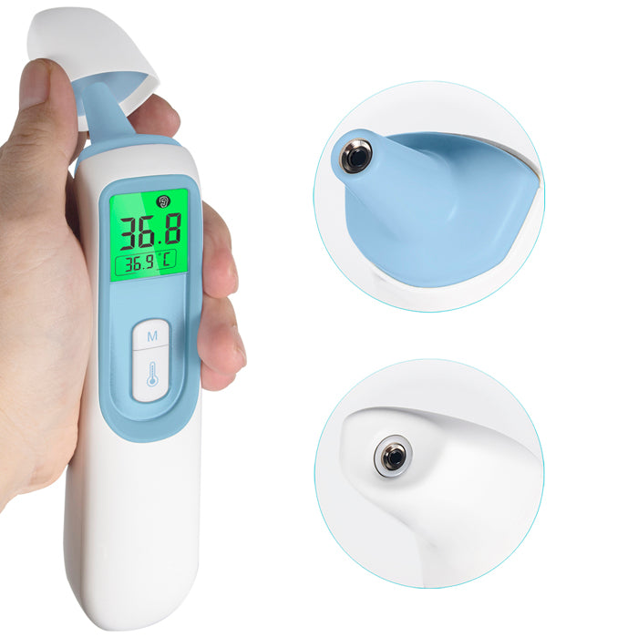 Medical NON CONTACT Digital IR Infrared LCD Body Forehead Objects Thermometer