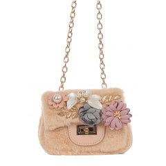 FUR SHOULDER BAG