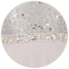 Sequin Lace Double Chiffon Sleeveless Rhinestone Belt Girls Dress