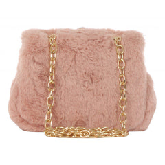 FUR SHOULDER BAG